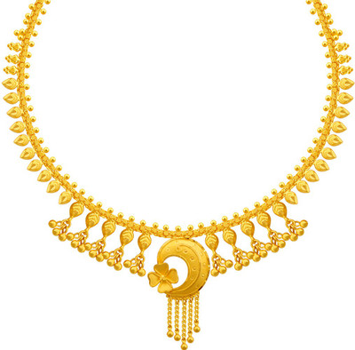 

PC Chandra Jewellers L-24834 Choker Yellow Gold Precious Necklace(22kt)