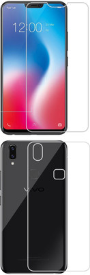 

Discoverz Front and Back Screen Guard for Vivo V9, Transparent