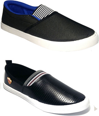 

JETTER Canvas Shoes For Men(Blue, Black