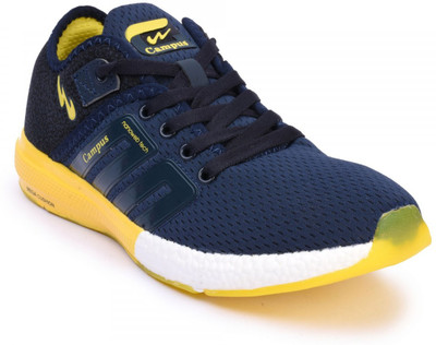 

CAMPUS SHOE Walking Shoes For Men(Navy, Yellow