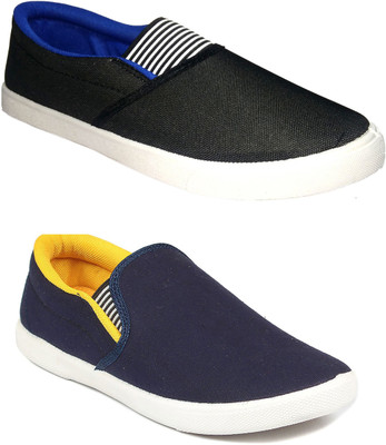 

JETTER Canvas Shoes For Men(Blue, Yellow