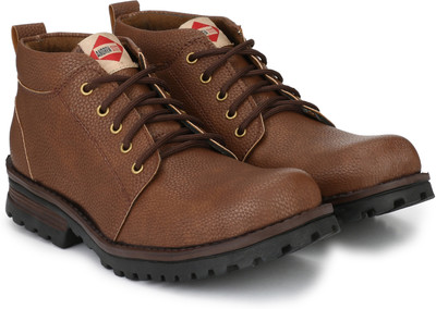 Andrew Scott Brown Synthetic Leather Ankle Length Boots For Men(Brown) Flipkart
