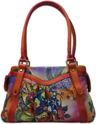 

Shankar Produce Women Casual Multicolor Genuine Leather Hand-held Bag