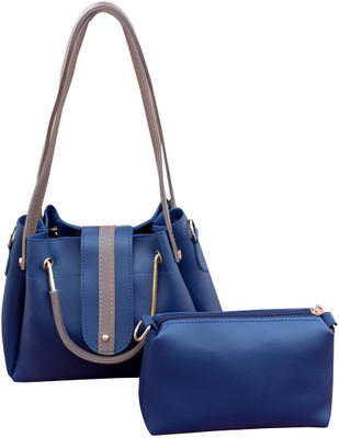 

HD Women Casual Blue Leatherette Sling Bag