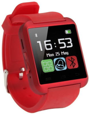 

ivox Nokia 8 With Camera and Sim Card Support With Apps like Facebook and WhatsApp Touch Screen Multilanguage Android/IOS Mobile Phone Wrist Watch Smartwatch(Red Strap M)