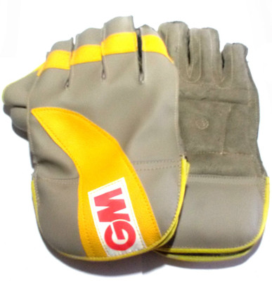 

MK Wicket Keeping Gloves. Leather Gloves for Cricket, Color As per Availability,Size- 28/ 20 cm Wicket Keeping Gloves (Free Size, Brown, Yellow), Multicolor