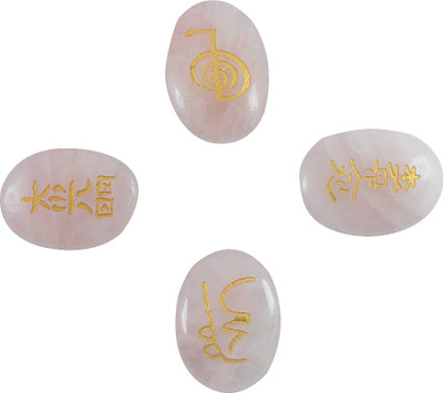 

Reiki Crystal Products Decorative Showpiece - 7 cm(Crystal, Pink)