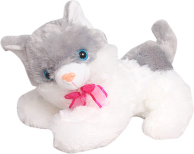 

Tickles Grey Lovely Soft Cat - 30 cm(Grey)