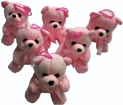 

ARP Collections Hanging Teddy Bear Pack Of 6 - 14 cm(Pink)