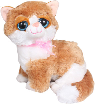 

Tickles Beige Cute Little Kitten Soft Toy - 28 cm(Beige)