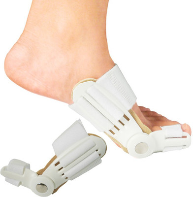 

Iris Bunion Toe Straighteners and Bunion Pads Finger Support (Free Size, White)
