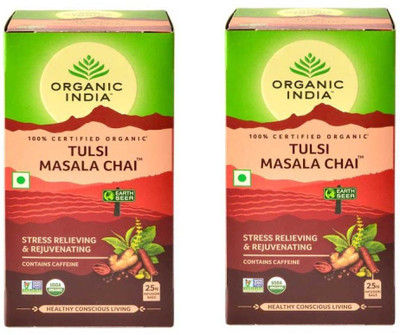

Organic India Antioxident rich Tulsi Masala Tea Bags Box(25 Bags)