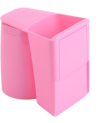 

Insasta WASH CUP SET Magnetic Rinse Cup Toothbrush Holder. Plastic Toothbrush Holder(Pink, Wall Mount)