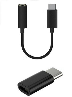 

OLECTRA Type C to 3.5 MM HEADPHONE ADAPTOR CABLE WITH MICRO USB TO TYPE C CONVERTER USB Adapter Type C to 3.5 MM HEADPHONE ADAPTOR CABLE WITH MICRO USB TO TYPE C CONVERTER USB Adapter USB Cable(Multicolor)