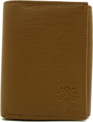 

NiETz Men Tan Genuine Leather Wallet(4 Card Slots)
