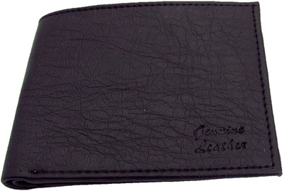 

Besto Men Black Genuine Leather Wallet(10 Card Slots)