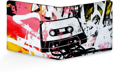 

SL COLLECTIONS Boys Multicolor Canvas, Artificial Leather Wallet(4 Card Slots)