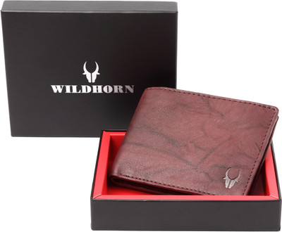 

WildHorn Men Brown Genuine Leather Wallet(5 Card Slots)