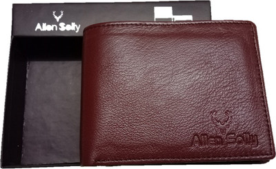 

Allen Solly Men Maroon Genuine Leather Wallet(6 Card Slots)