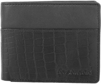 

Fastrack Men Black Genuine Leather Wallet(4 Card Slots), Lbk