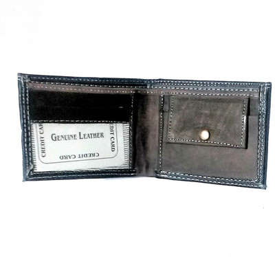 

MK Boys Black Genuine Leather Wallet