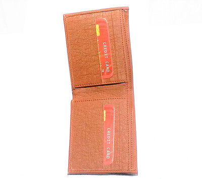 

MK Boys Brown Genuine Leather Wallet(3 Card Slots)