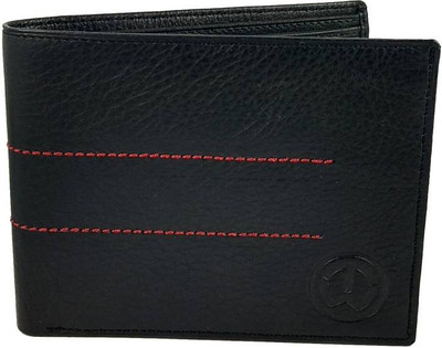 

TnW Men Black Genuine Leather Wallet(3 Card Slots)