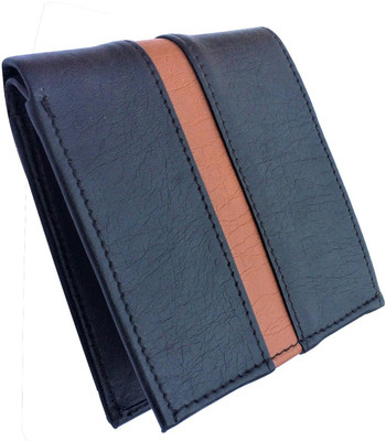

FRIENDS & COMPANY Men Black Artificial Leather Wallet(8 Card Slots), Blue