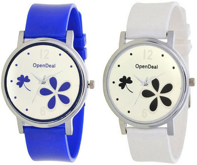 

OpenDeal New Graceful Flower Multicolour Dial Analogue Watch For Girls & Women 302-09 Watch - For Girls
