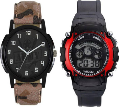 

PMAX ARMY AND SPORTS RED NEW STYLISH FOR Watch - For Men