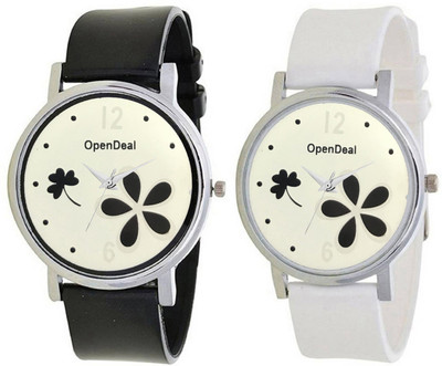 

OpenDeal New Graceful Flower Multicolour Dial Analogue Watch For Girls & Women 302-05 Watch - For Girls