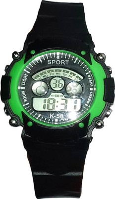 

Happy Deals Green 7 Color Light Birthday Gift Watch - For Boys