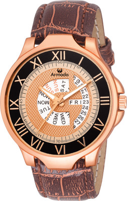 

Armado AR-048-COPPER CASUAL DAY AND DATE Watch - For Men