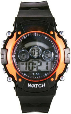 

Happy Deals Orange 7 Color Light Birthday Gift Watch - For Boys