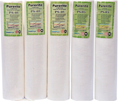 

IONIX PSI PS-05 5 Pc Pack High Quality Pp 10 Spun Filter for All Kind of R.O. And U.V. Purifiers Spun Filter 5 Pieces Solid Filter Cartridge(5, Pack of 1)