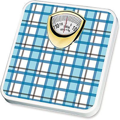

MCP ANALOG PERSONAL WEIGHING SCALE 120KG Weighing Scale(Blue and white)