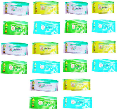 

Dolphin52 BABY WIPES PACK OF 20. FRAGRANT WIPES , ALCOHOL FREE WIPES(20 Pieces)