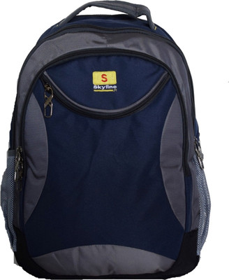

Skyline Laptop Backpack Bag Casual/Office Unisex Bag- S31 - Navy Blue &Grey 23 L Laptop Backpack(Blue, Grey)