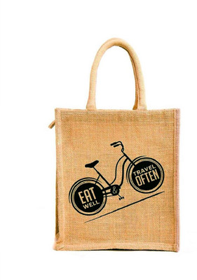 

corchorus CLBG001 Waterproof Lunch Bag(Beige, 12 inch)