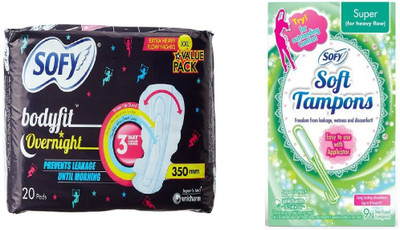 

Sofy Bodyfit Overnight pad, tampon(Set of 2)