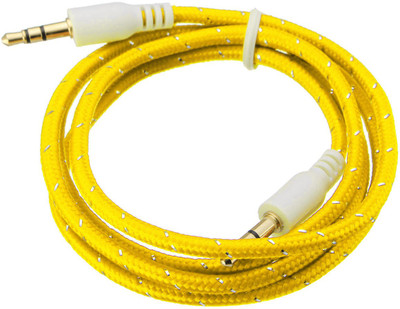 CELLRISE AUX Cabel For Speakers/Car AUX Cable(Yellow)