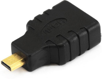 

Microware Micro HDMI Male D to HDMI Female A Jack Adapter Cable Convertor HDMI Adapter(Compatible with HDTV DVD Blue Ray, Black)