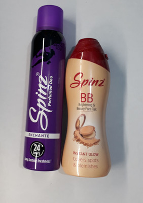 

SPINZ ENCHANTE,BB-pack-2 Deodorant Spray - For Women(199 g, Pack of 2)