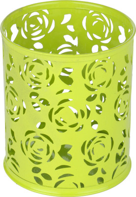 

Kabeer Art 1 Compartments Metal Pen Stand(Green)