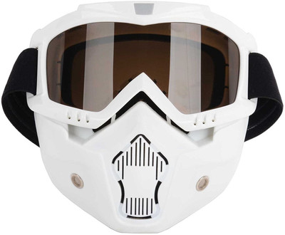 

LIONEX Dust Free cotton Hard Plastic White Mask for Driving Diving Mask(M)