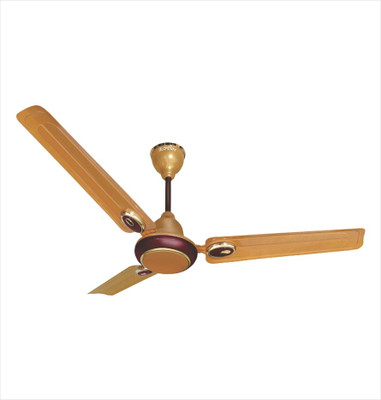 Longway Starlite 1 Delux Golden Beige 3 Blade Ceiling Fan(Gold, Pack of 1)