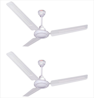 

Longway Amaze Delux White (Pack of 2) 3 Blade Ceiling Fan(White, Pack of 2)