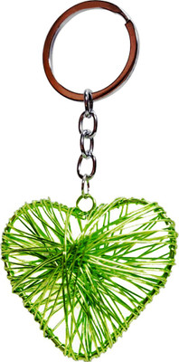 

Bluerider Green hart key chain009 Key Chain