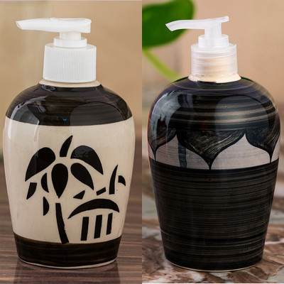 

Sforzi Ceramic soap dispenser combo 700 ml Lotion, Shampoo, Soap Dispenser(Multicolor)