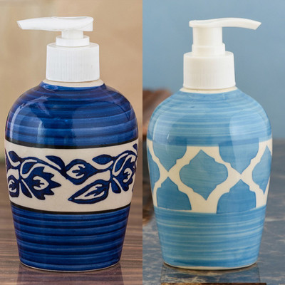 

Sforzi Ceramic soap dispenser combo 250 ml Lotion, Shampoo, Soap Dispenser(Multicolor)